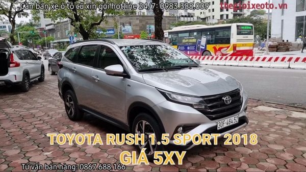 Toyota Tây Ninh bán xe cũ đã qua sử dụng Toyota Rush 7 chỗ cũ đời 2019  có hỗ trợ trả góp